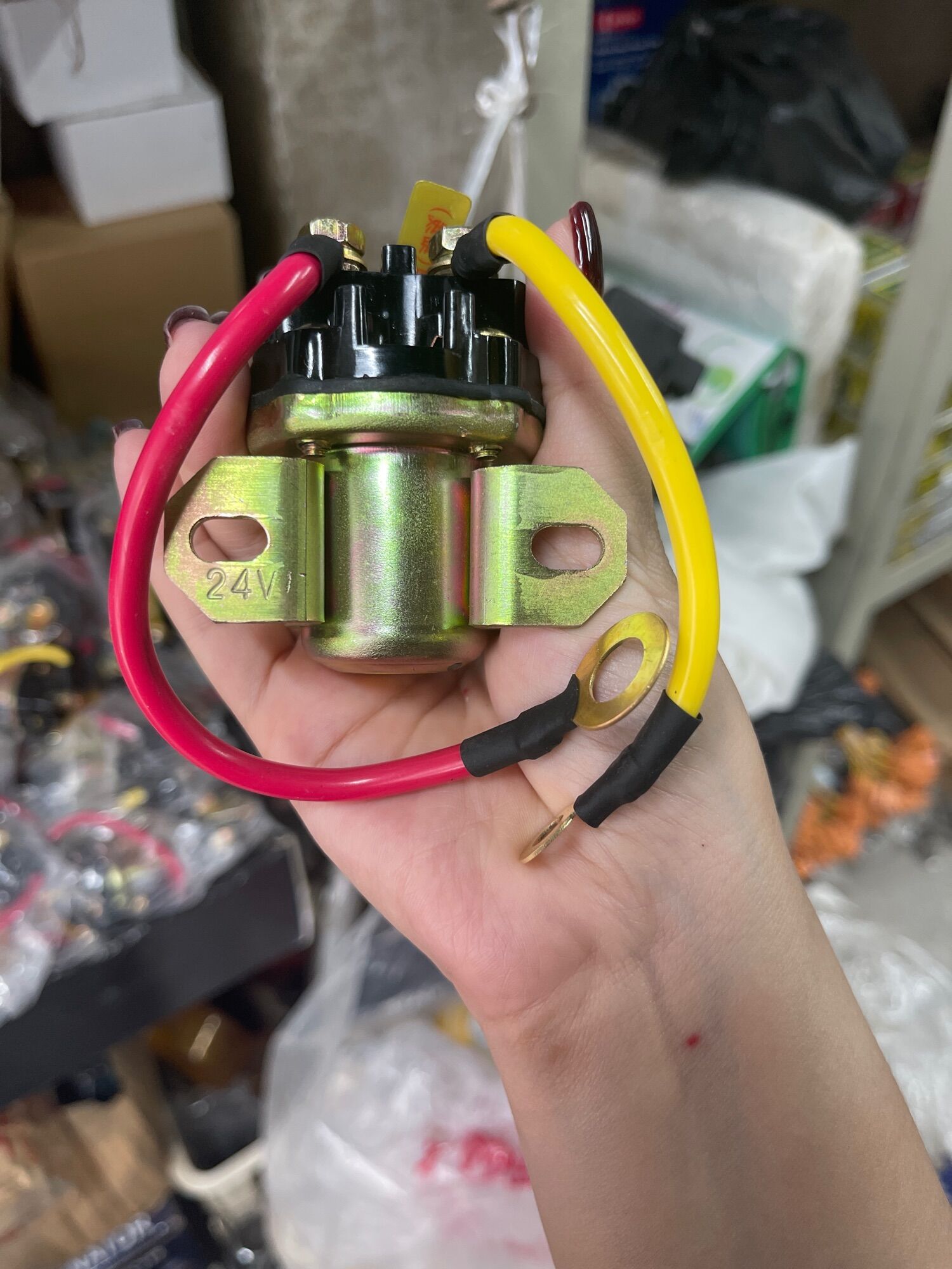 Rơ le phụ đề ô tô 12v 24v