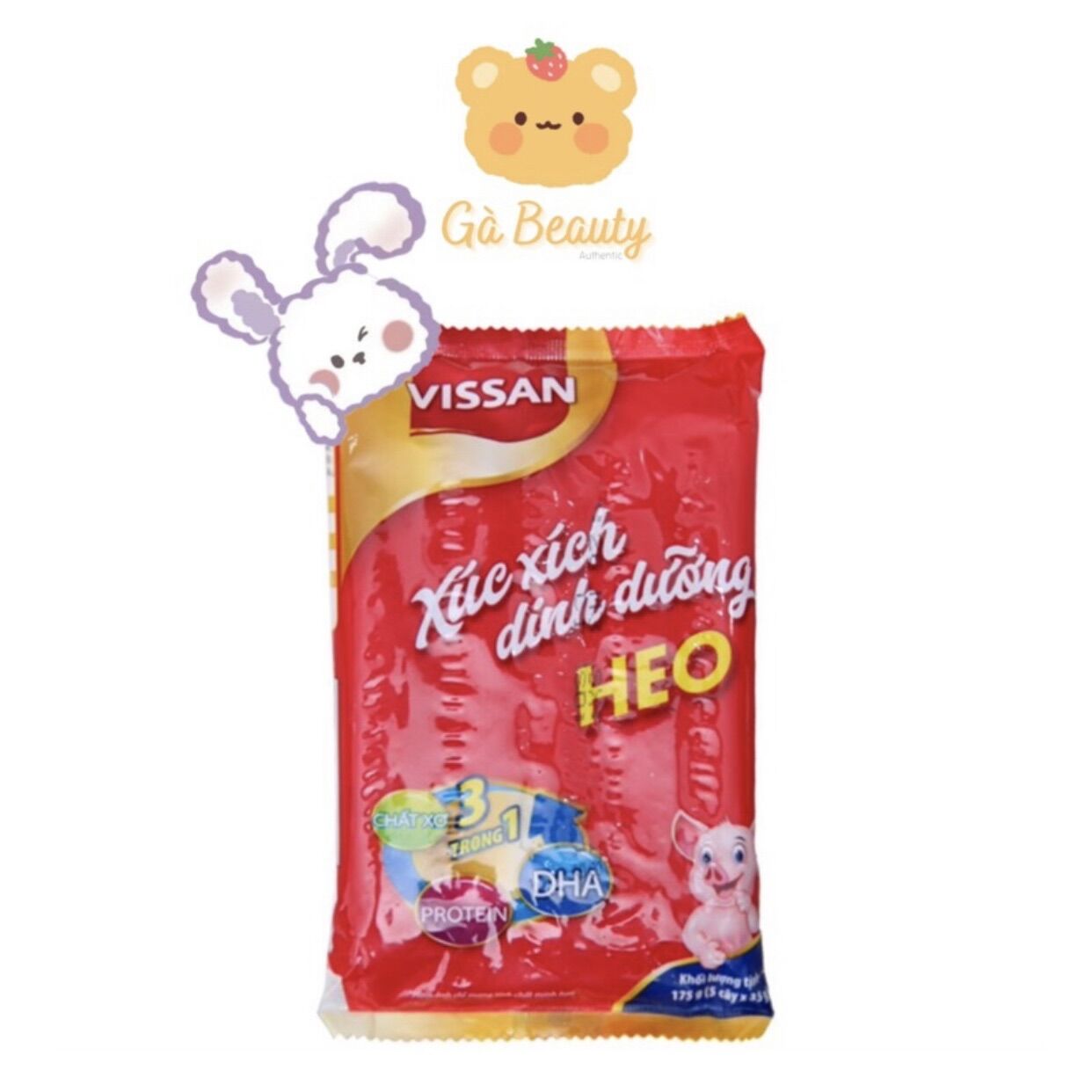 Xúc xích heo vissan bịch 5 cây x 35g
