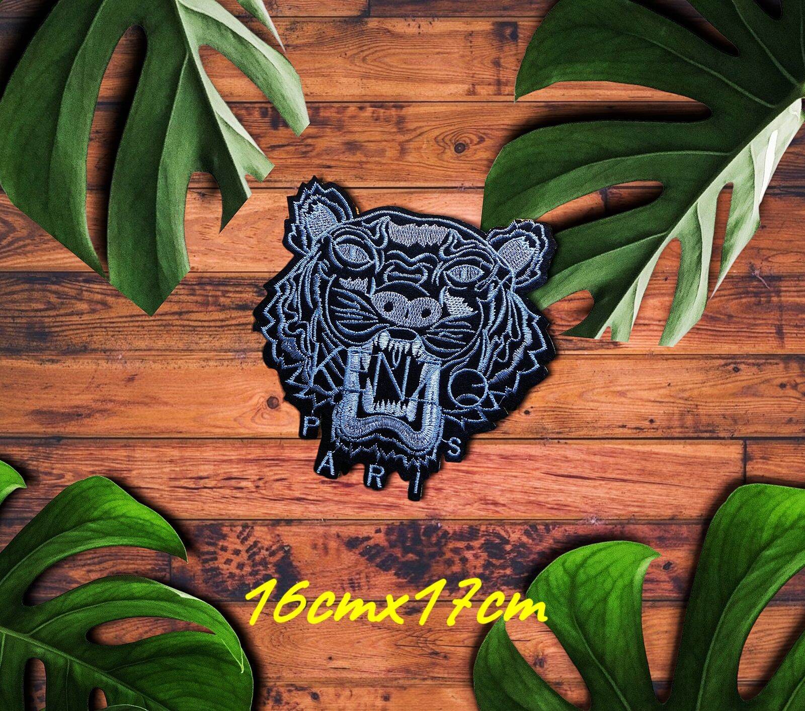 Sticker vải thêu 🅣ặ🅝🅖 🅚🅔🅞 ủ🅘 hổ k e n z o chuyên dụng trang trí quần jeans áo thun balo túi xách giày dép nam nữ
