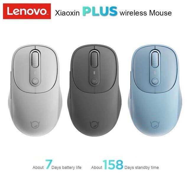 Chuột không dây chính hãng Lenovo Xiaoxin Plus Silent cao cấp, bluetooth 5.0