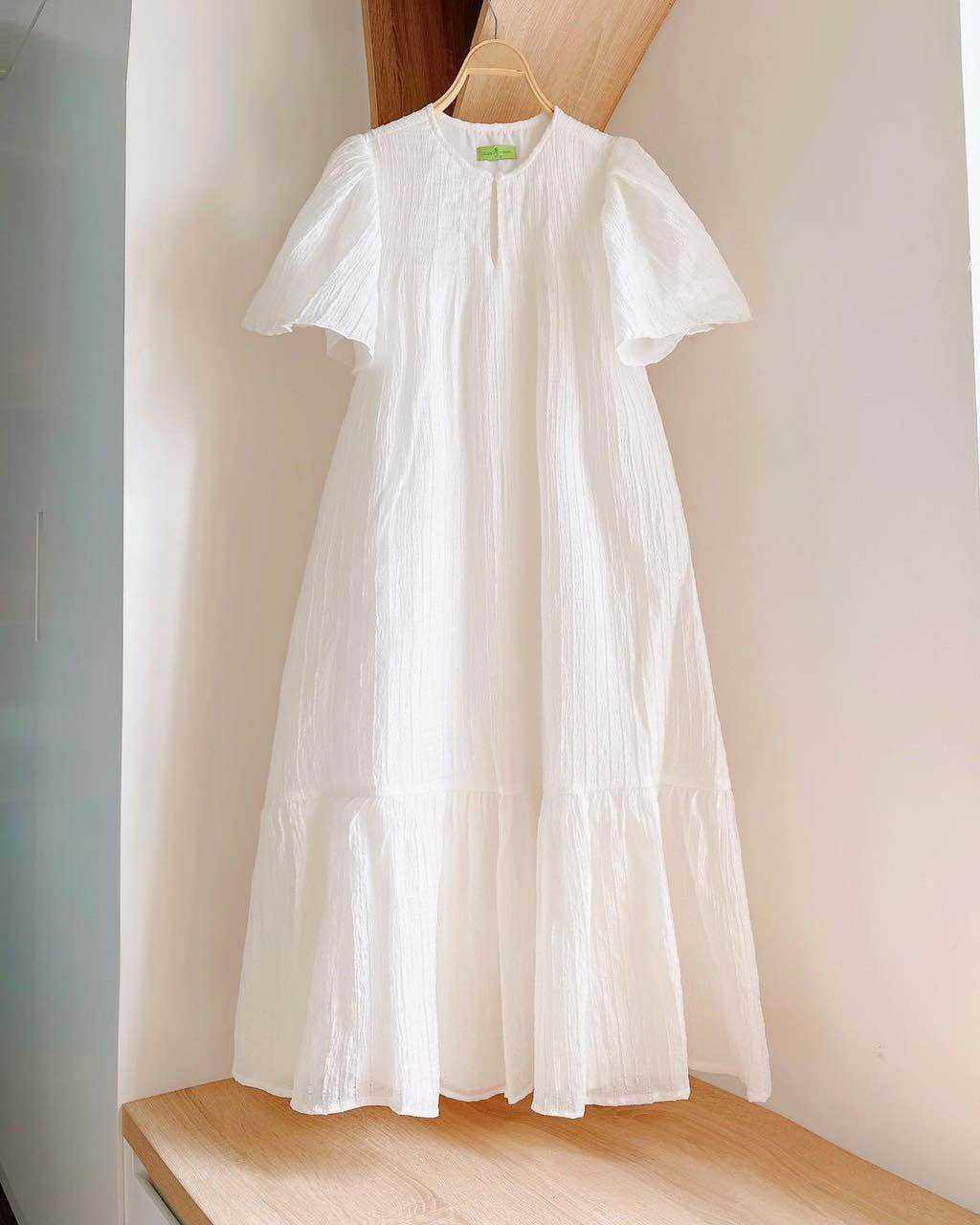 Váy V55 Đầm Thiết Kế Đuôi Cá Dáng Dài Hai Lớp