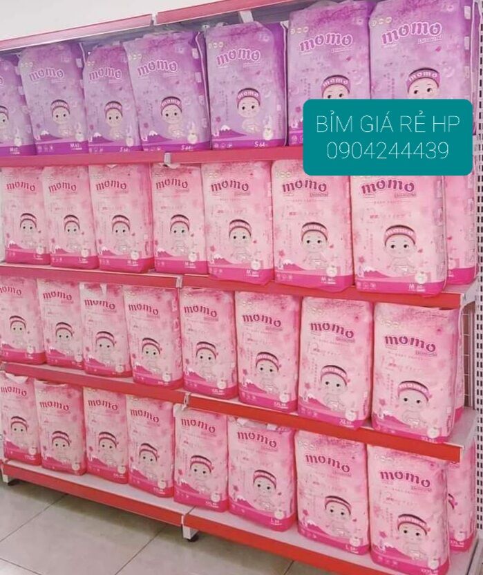 (Giá rẻ) Siêu phẩm bỉm Hè Momo diamond quần L54 miếng