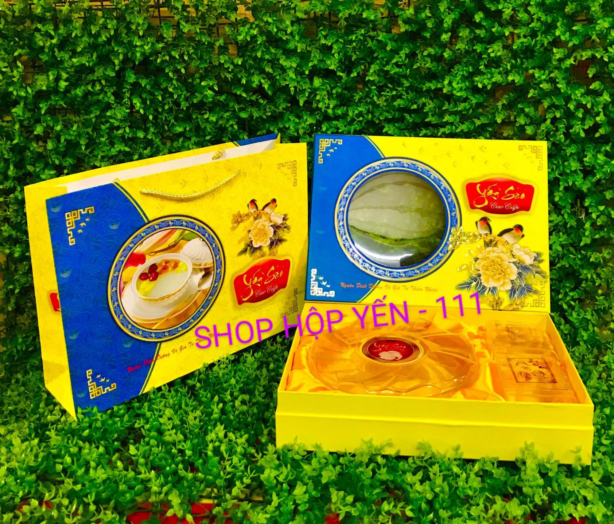 HỘP  ĐỰNG YẾN SÀO ( 2 khay đường  táo+ đường)