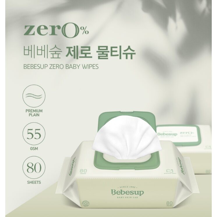 《 hcm 》 thanh lý 👉1 thùng khăn giấy ướt bebesup zero hàng nhập khẩu hàn quốc 80 tờ không mùi