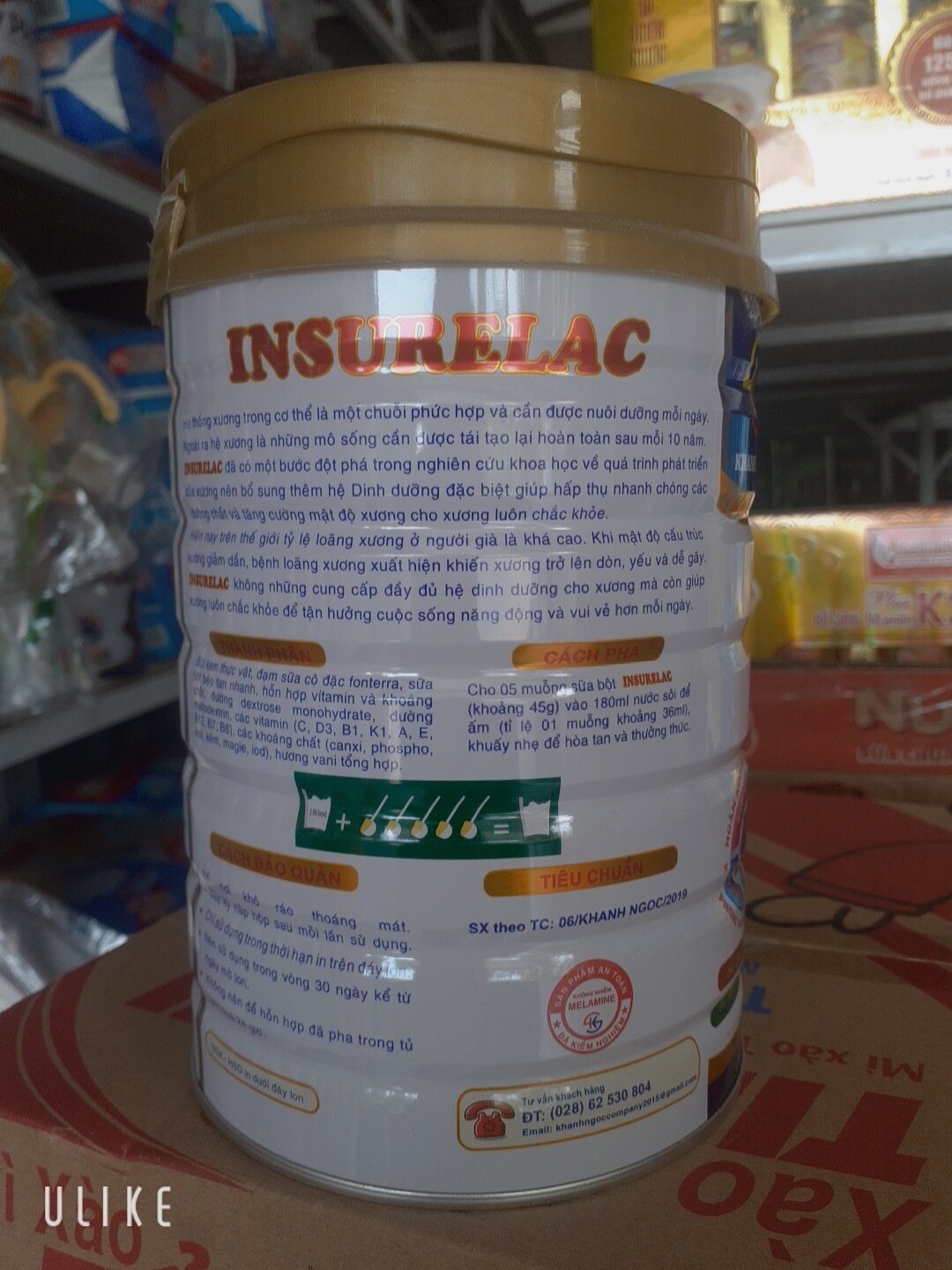 INSURELAC HJ CANXI (hỗ trợ tim mạch,trí tuệ minh mẫn)90₫g