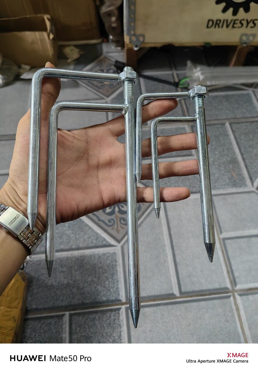 Chân cắm ô dù che nắng, mưa câu cá đa năng