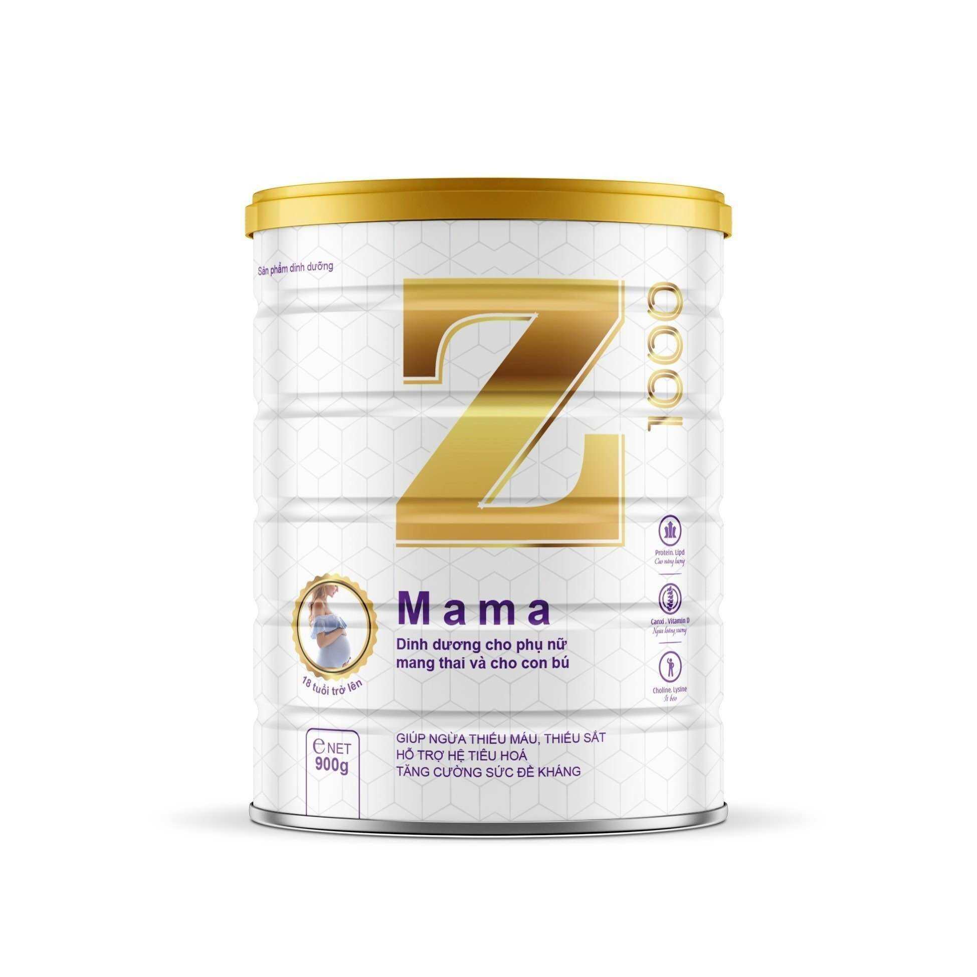 Sữa bầu Z1000 Mama 900g- dành cho phụ nữ mang thai và cho con bú