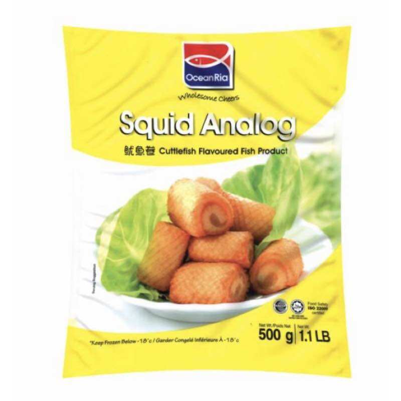 CHẢ MỰC CUỐN KHOANH MALAYSIA 500GR