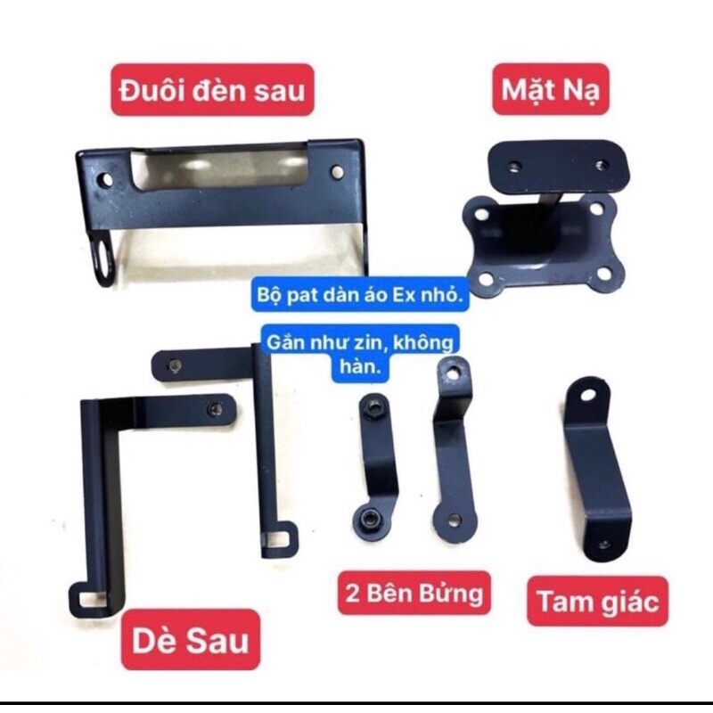 Pat xuống dàn áo Exciter 10 (Exciter 11 xuống áo  Exciter 10)