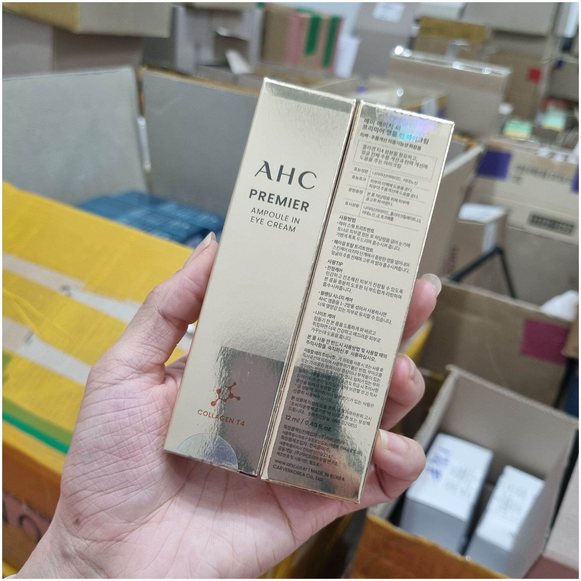 Kem dưỡng mắt ahc real eye cream for face