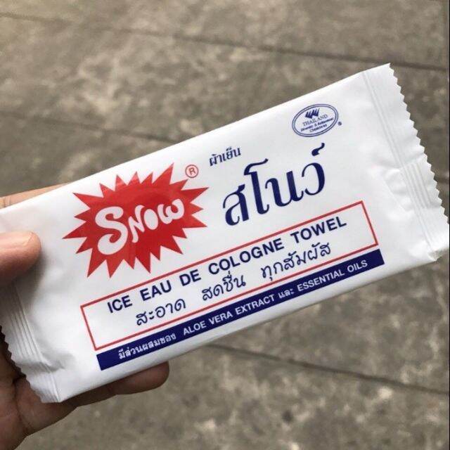 khăn lạnh thái lan snow gói 100 cái