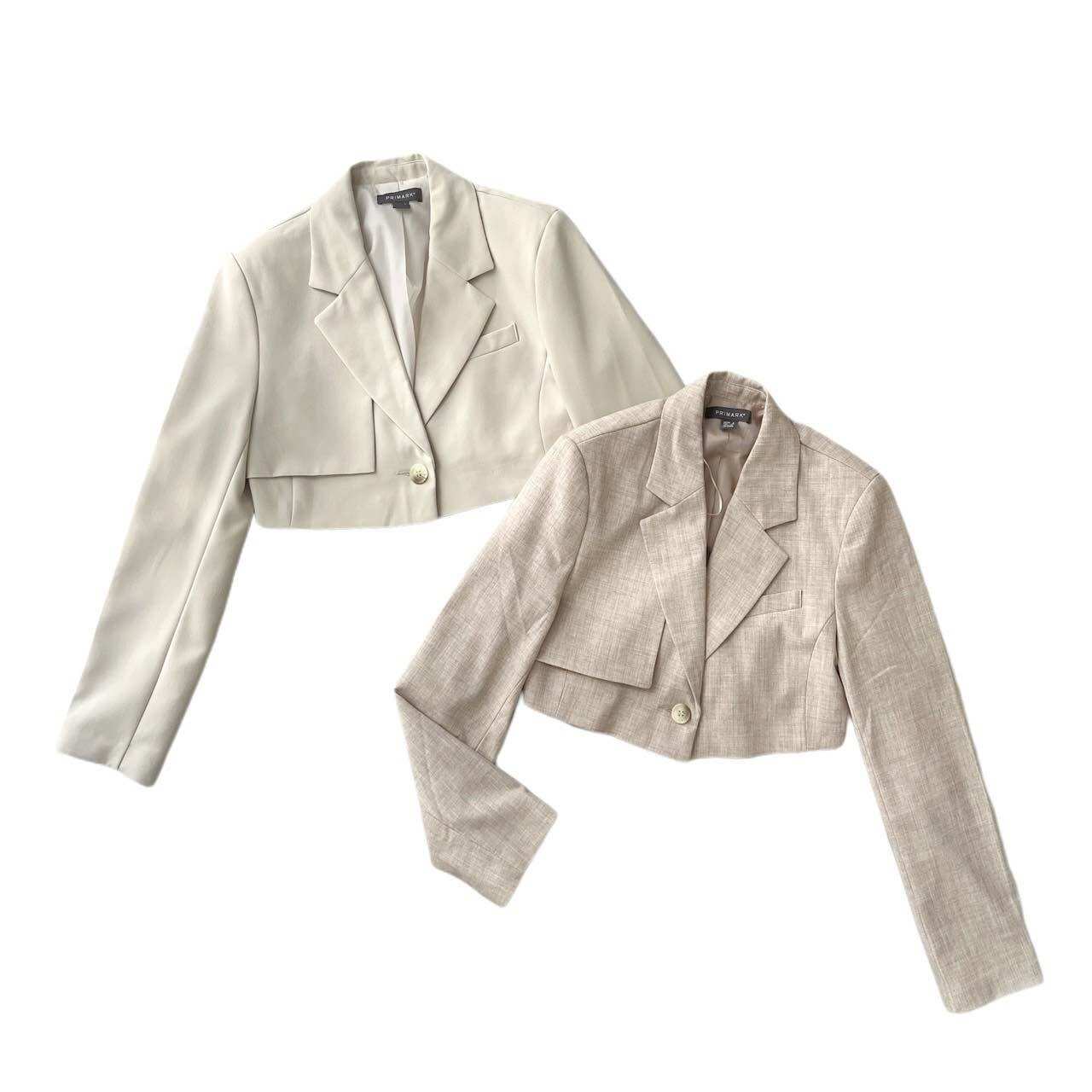 Áo crop blazer pr|m@rk xuất xịn