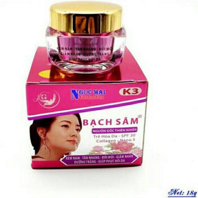 [Hcm]Kem Nám - Tàn Nhang - Đồi Mồi Bạch Sâm 18G