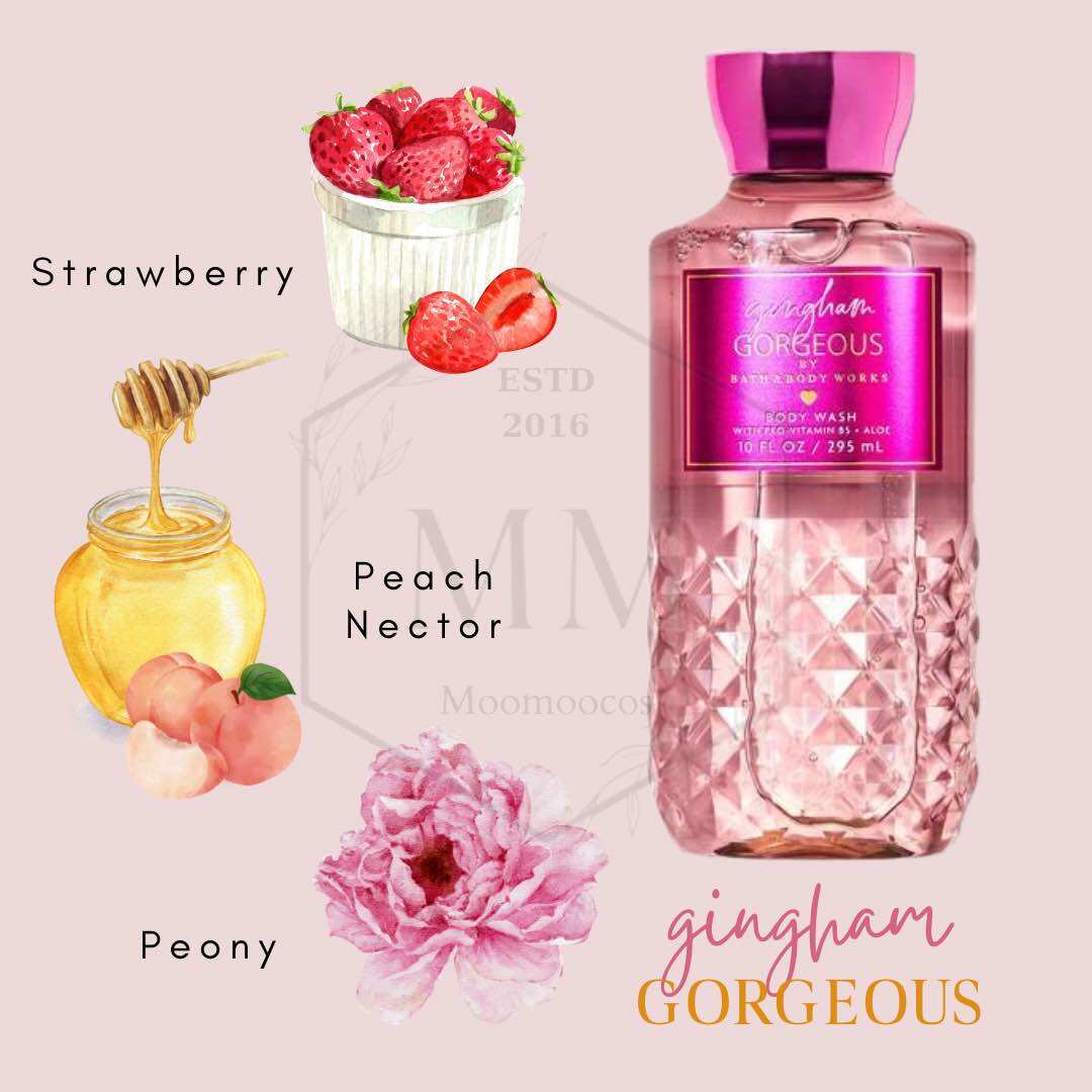 [Moomoocos] Gingham Gorgeous - Xịt thơm toàn thân Bath & Body Works Body Mist