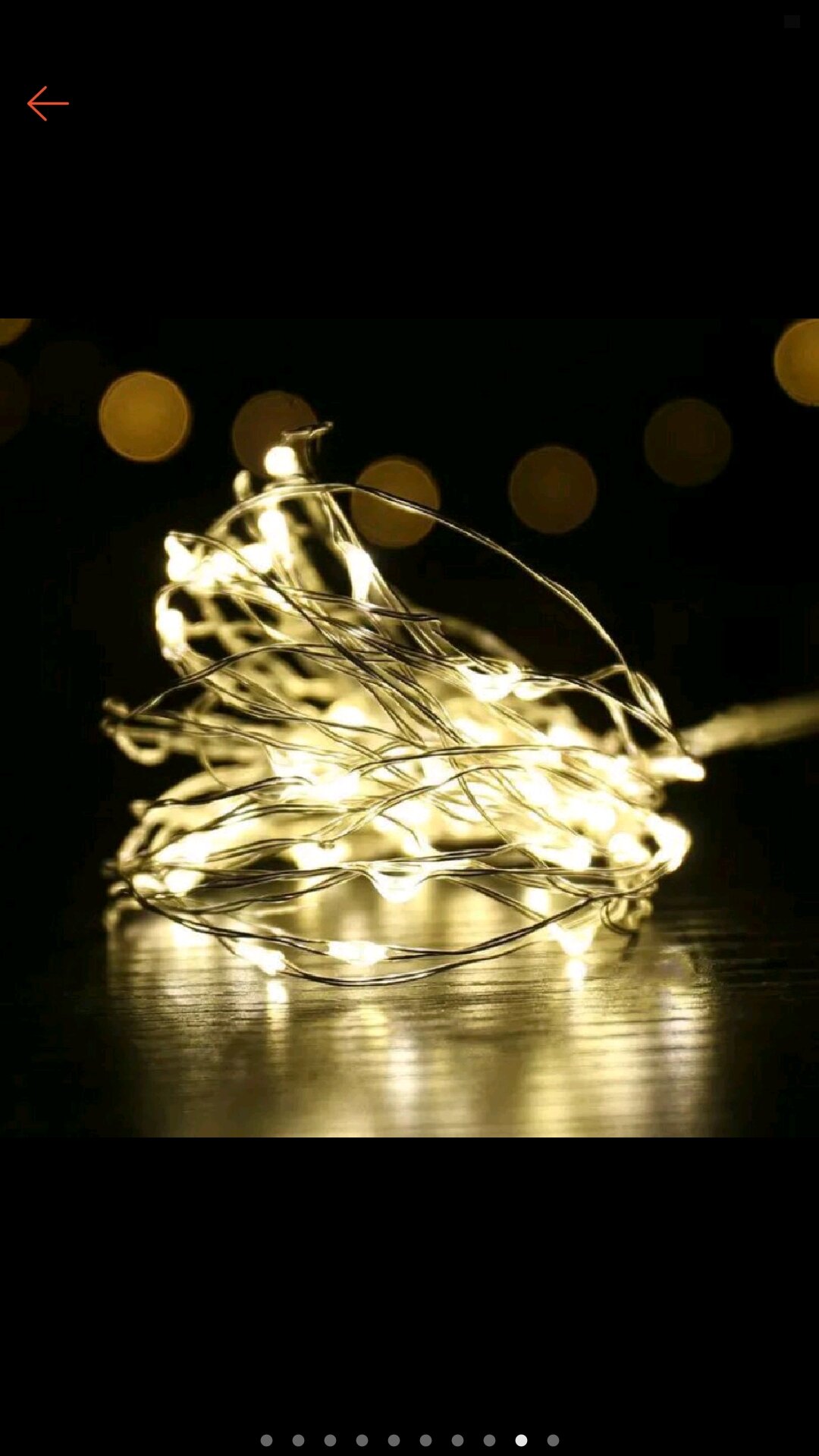 Dây đèn led trang trí, đèn đom đóm có pin sẵn dài 1m