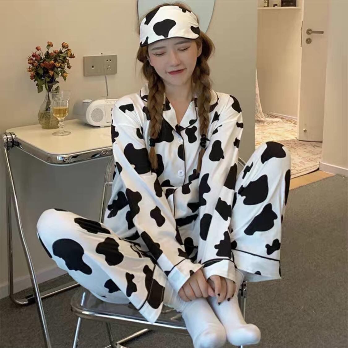 Đồ ngủ pyjama bò sữa