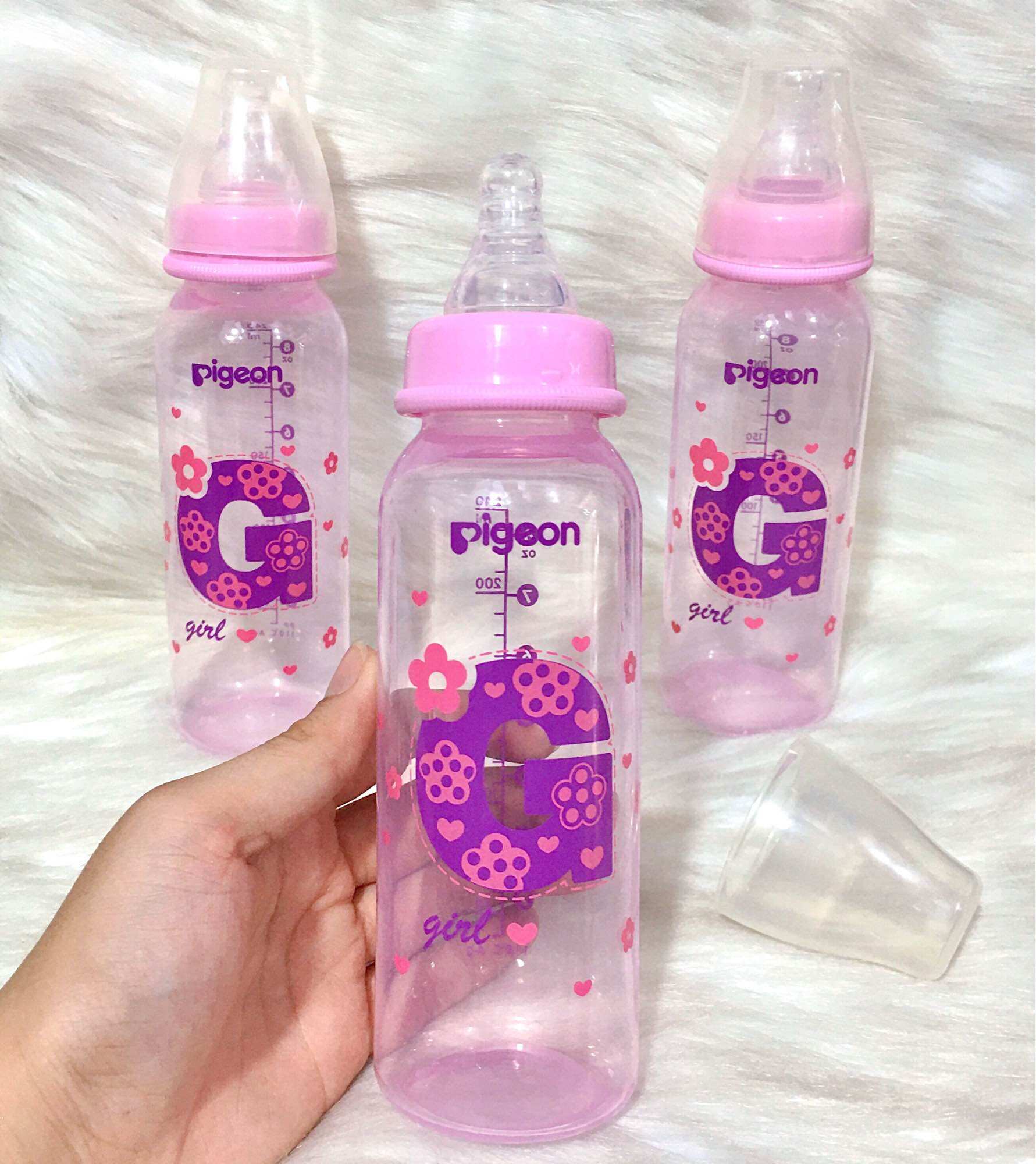 ❤ bình sữa pigeon 240ml cổ hẹp pp cao cấp ❤️