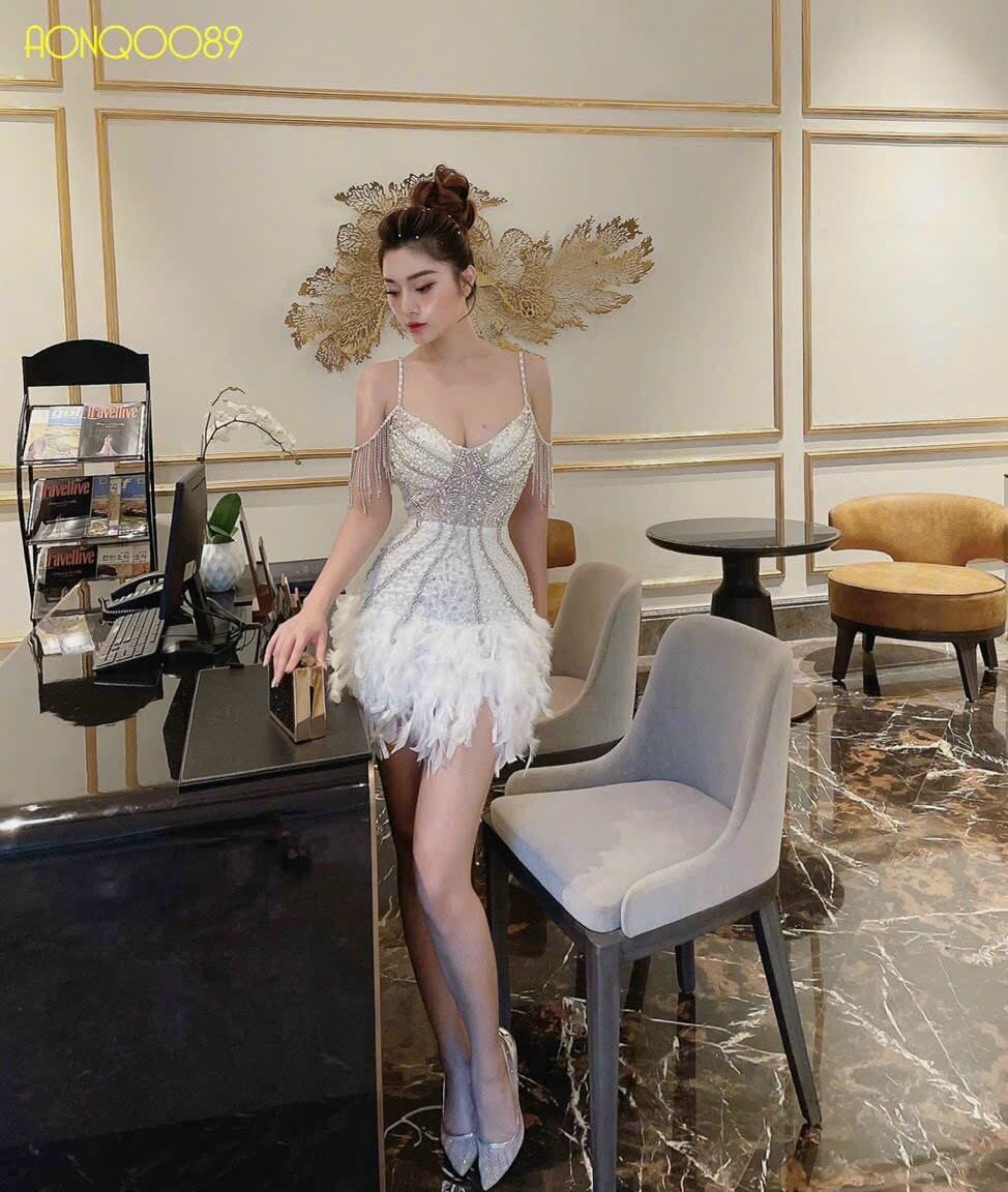 ĐẦM BODY BÈO KẾT PALE ĐÍNH ĐÁ