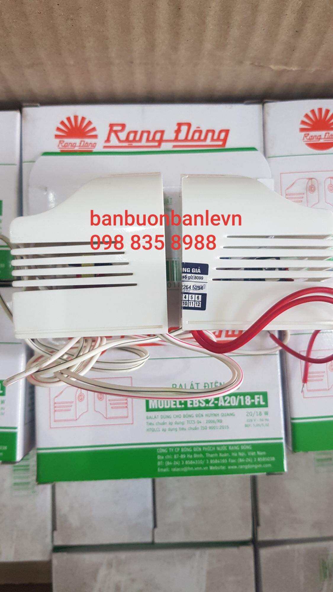 Balat điện tử - chấn lưu  2 đầu Rạng Đông EBS.2 40/ 36FL
