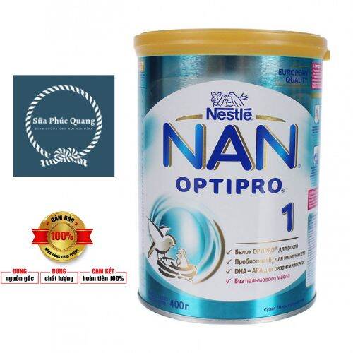 Sữa bột Nan Nga OPTIPRO số 1 400g + 800g cho bé từ 0-6 tháng tuổi