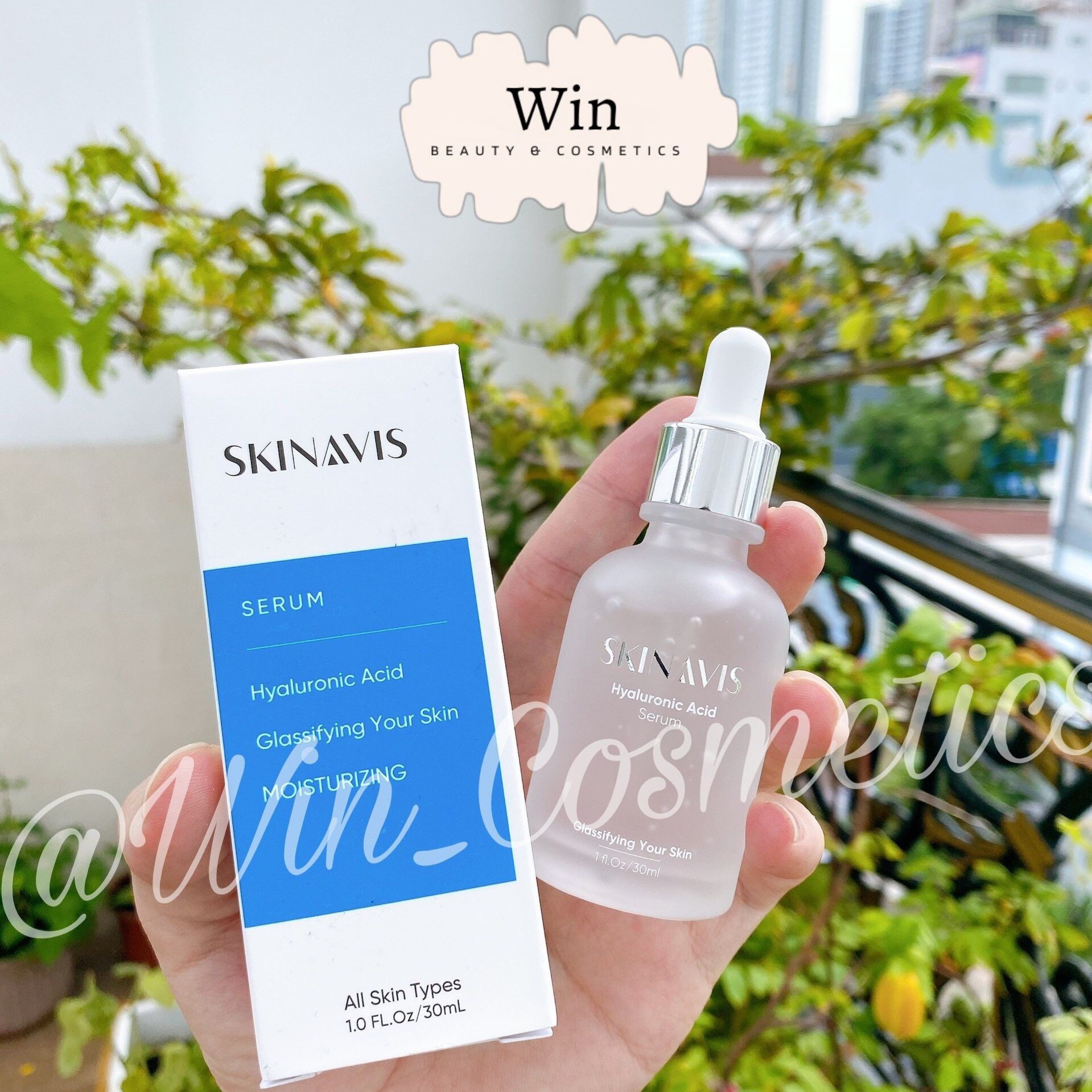 Tinh Chất Cấp Ẩm Phục Hồi SKINAVIS Hyaluronic Acid & Niacinamide + B5