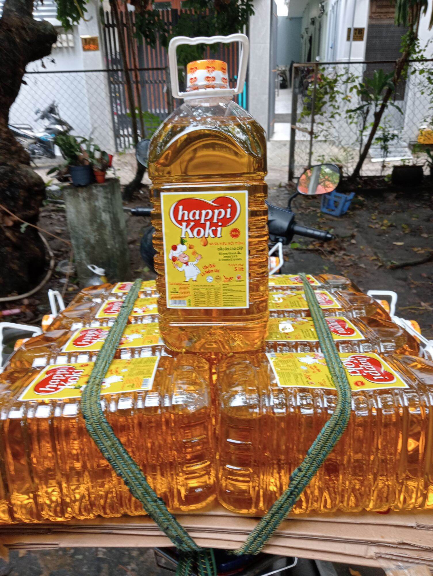 dầu ăn happy Koki 5l