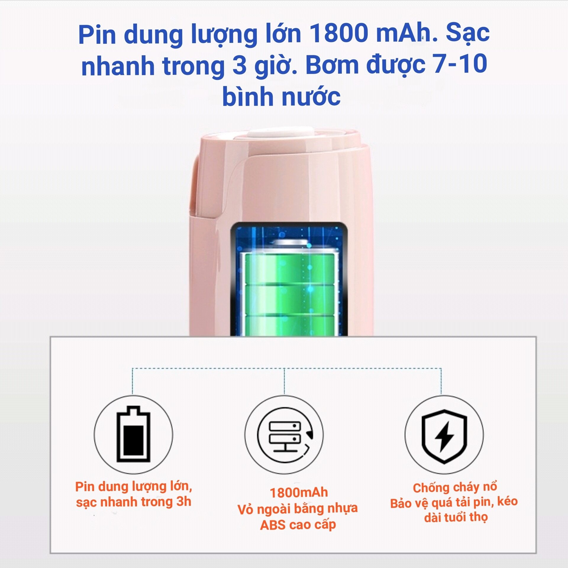 Vòi Bơm Hút Nước Tự Động Cho Bình Nước Uống