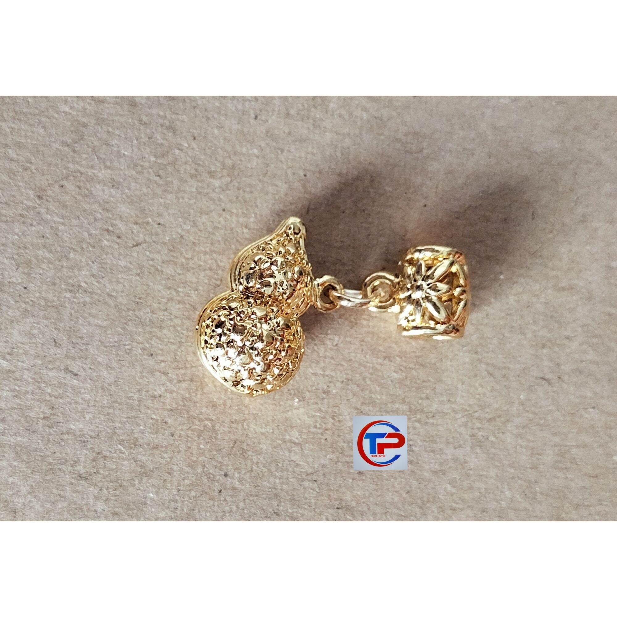 Charm ống lùa treo bầu hồ lô bình an làm vòng, chặn hạt tạo điểm nhấn