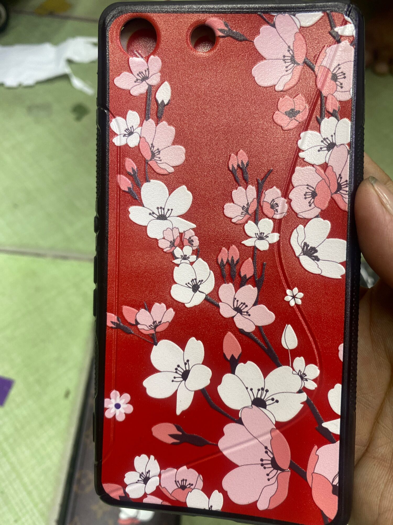 Ốp Lưng Sony xperia M5 dẻo đen in hình