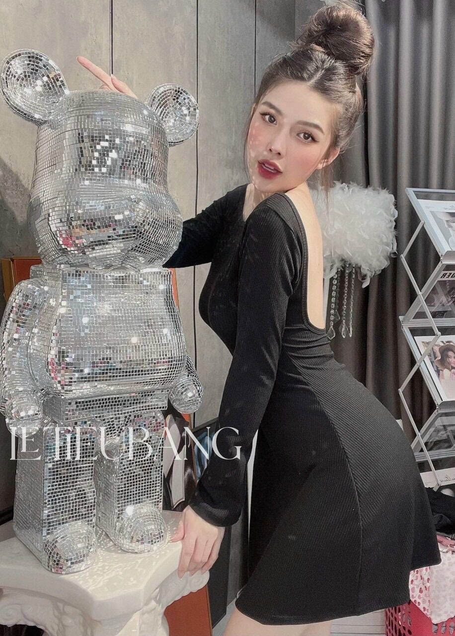 ĐẦM BODY DÁNG XOÈ HỞ LƯNG SEXY