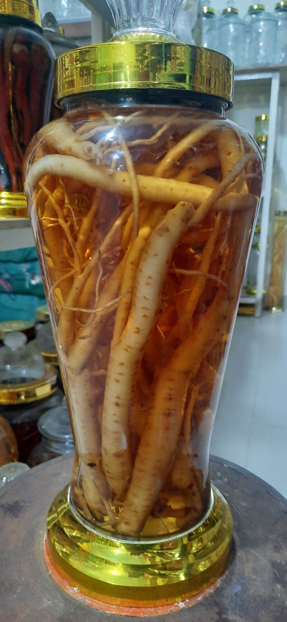 bình ngâm nắp vàng 5lit