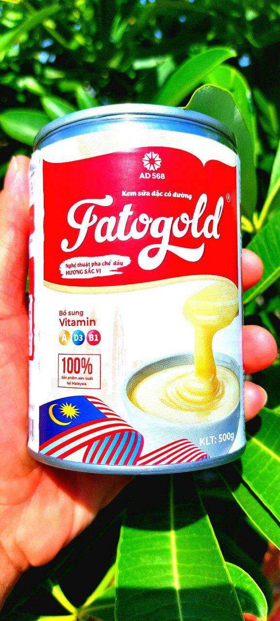 SỮA ĐẶC HỘP 500G FATOGOLD , HÀNG MALAYSIA NK.( DATE 2022)