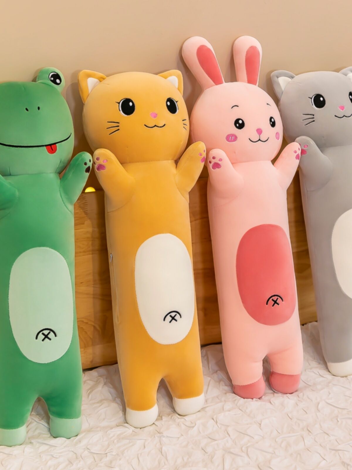 Gối Hình Thỏ Hoạt Hình Gối Dài Gối Nhồi Bông Gối Ngủ Cho Bé Gái Gối Nhồi Bông Hình Mèo Gối Nhồi Bông Hình Thỏ Hoạt Hình