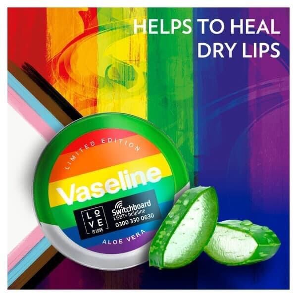 Dưỡng môi Vaseline hộp thiếc