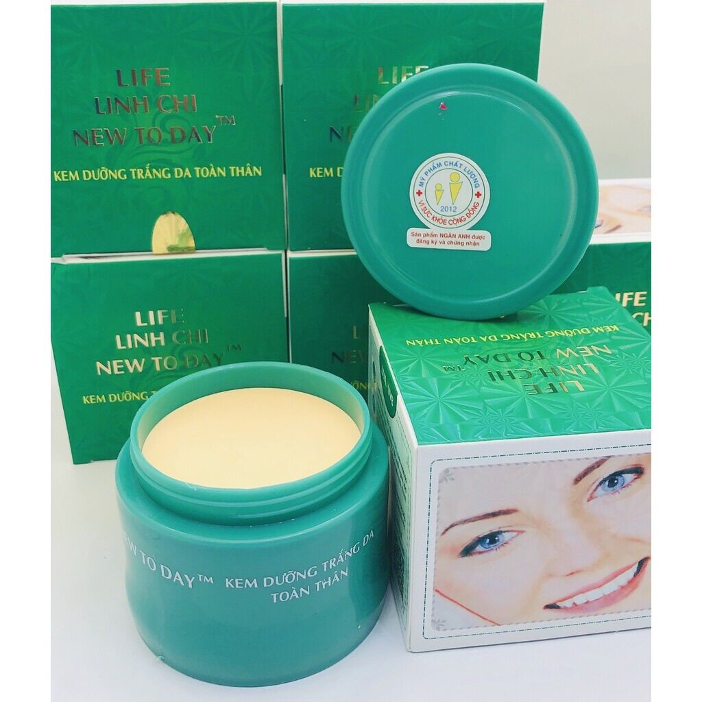 Kem body Linh Chi Newtoday ốc sên hộp 90gram