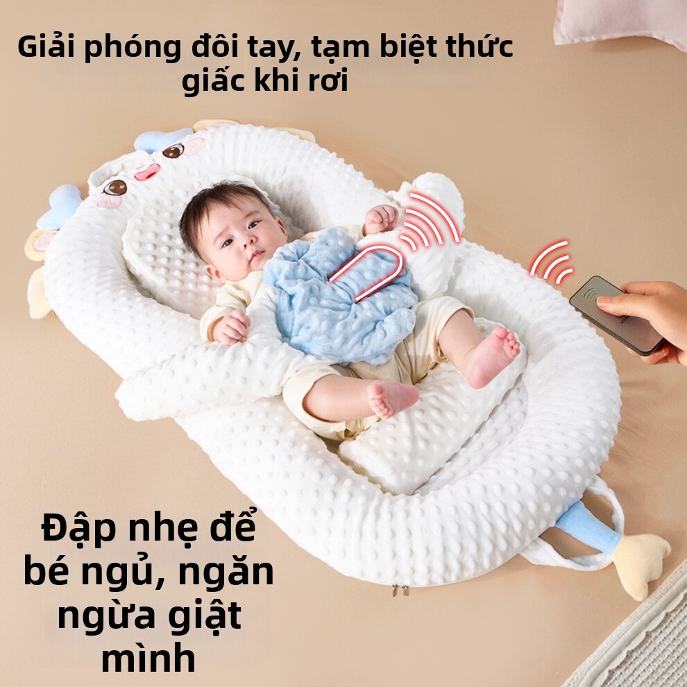 MLZH | Đệm Ngủ Bé Giảm Sốc Chống Trào Ngược