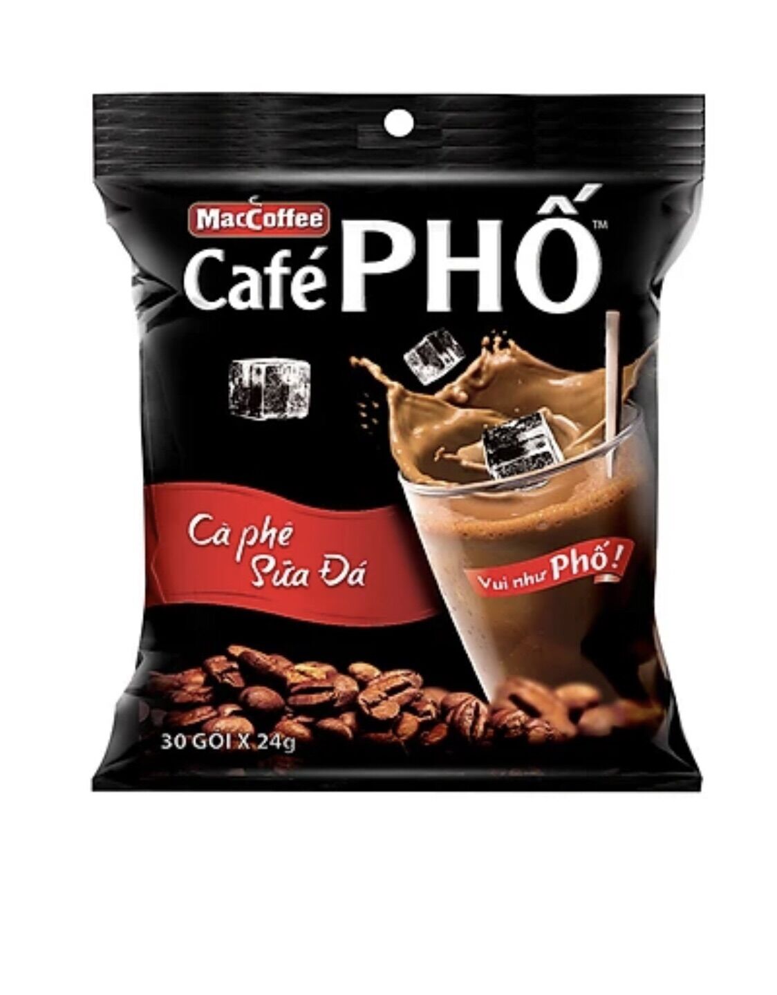 Cà phê phố - cà phê sữa đá bịch 30 gói