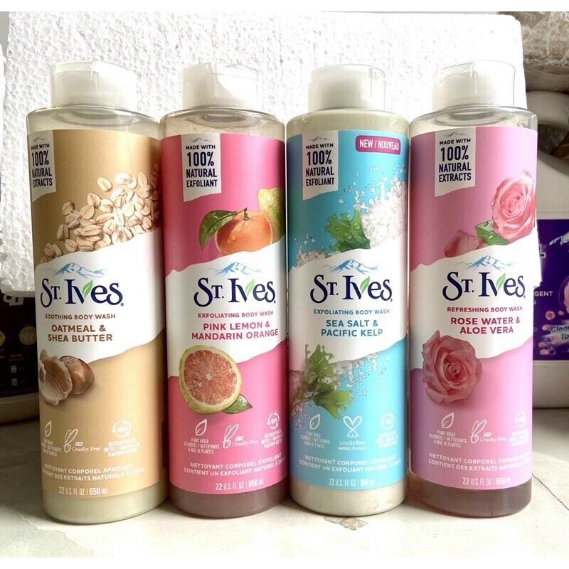 Sữa tắm dưỡng da st.ives 650ml