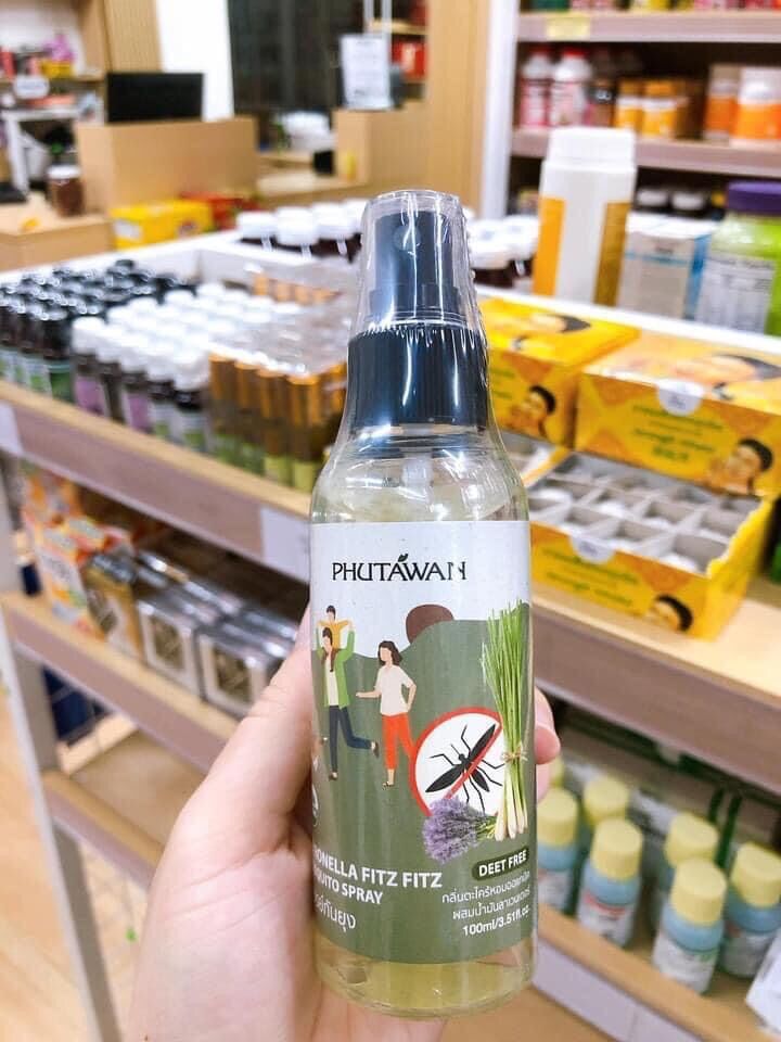 XỊT CHỐNG MUỖI SẢ CHANH & LAVENDER 100ML THÁI LAN
