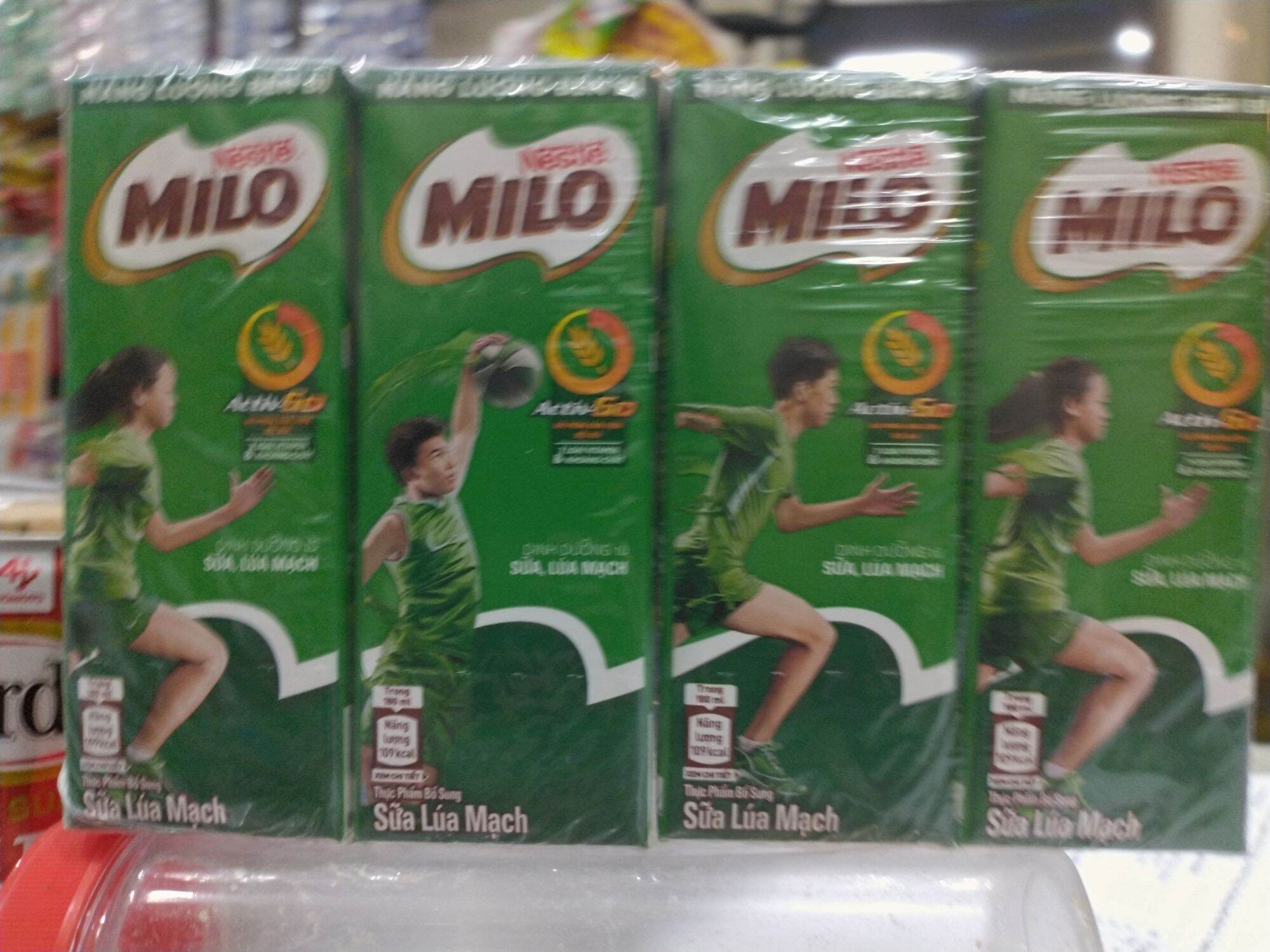 Sữa Milo vỉ4 hộp 180ml