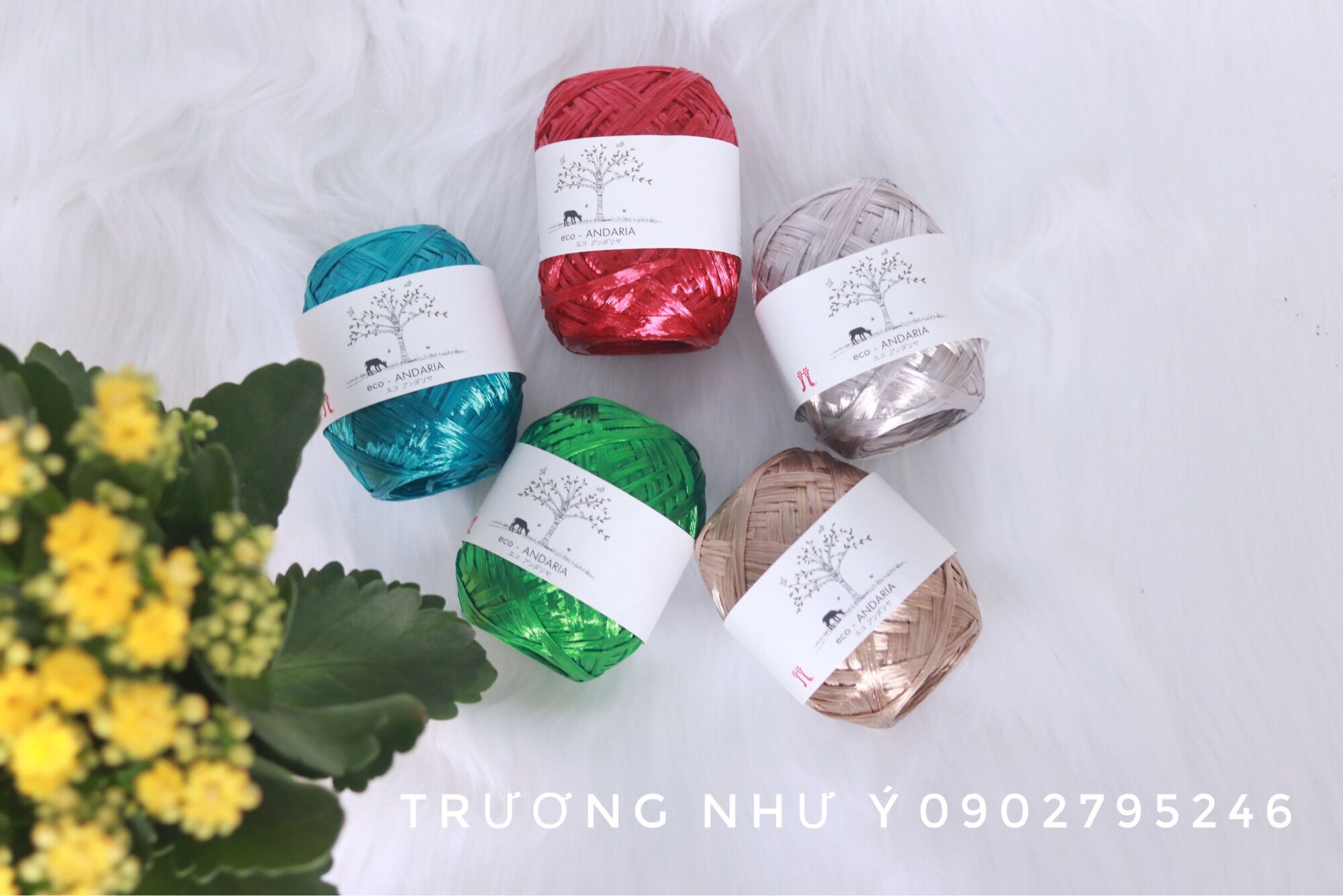 Sợi cọ Hamanaka móc nón giỏ sách cho mùa hè