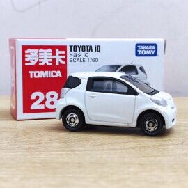 Xe ô tô mô hình Tomica Toyota IQ trắng No.28 Full hộp