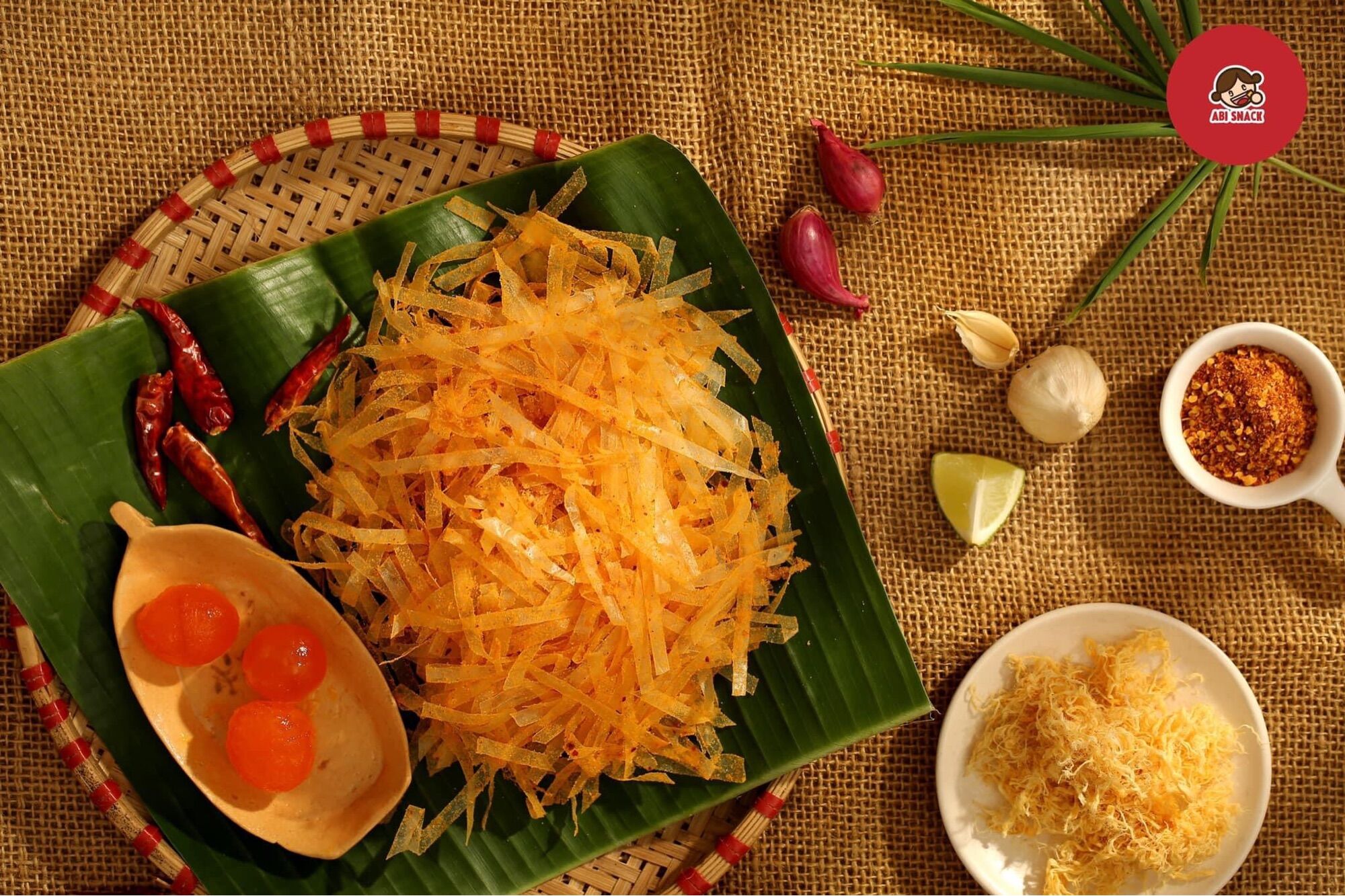 Bánh tráng trứng muối Abi