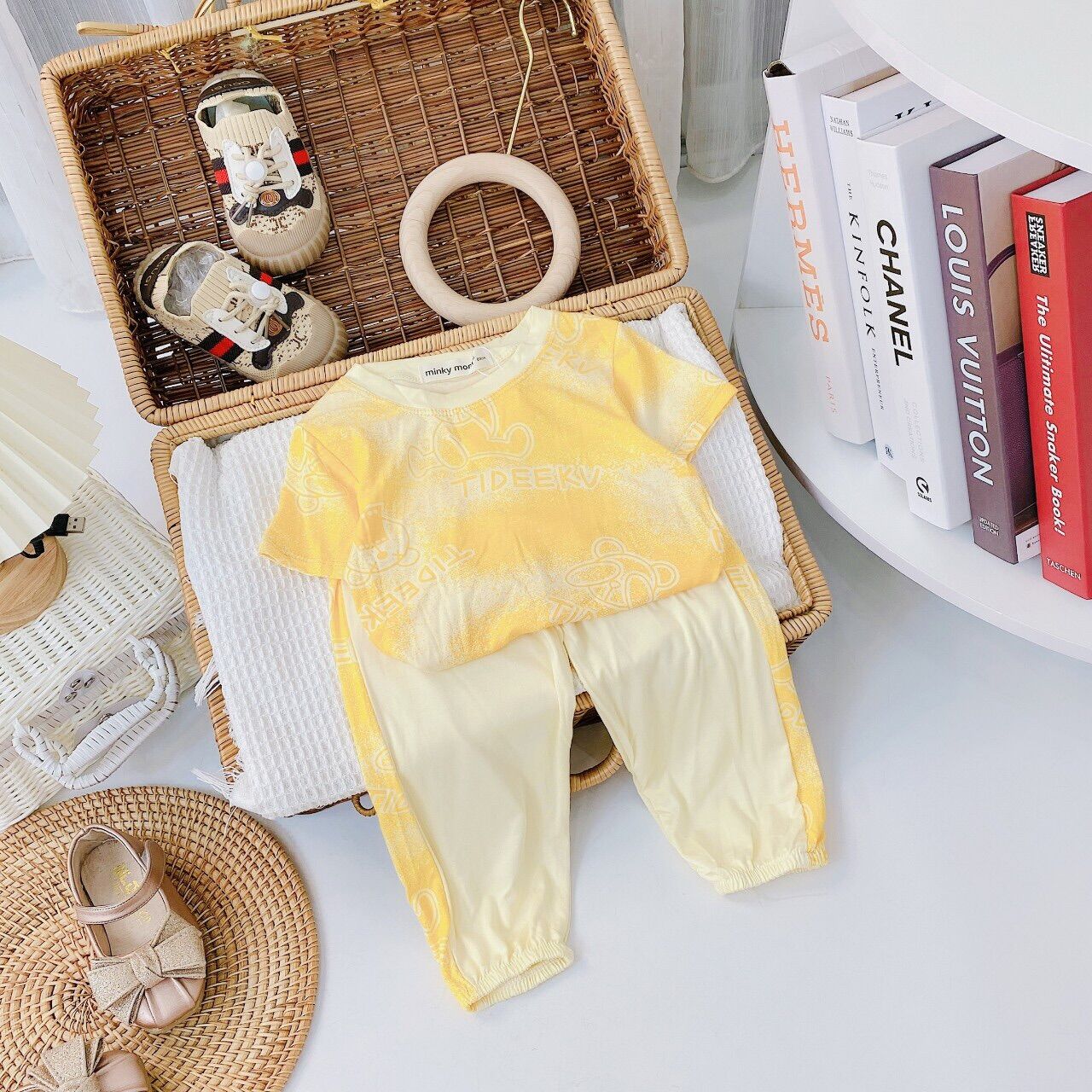Bộ thun lạnh loang sịn sò cho bé từ 8-18kg