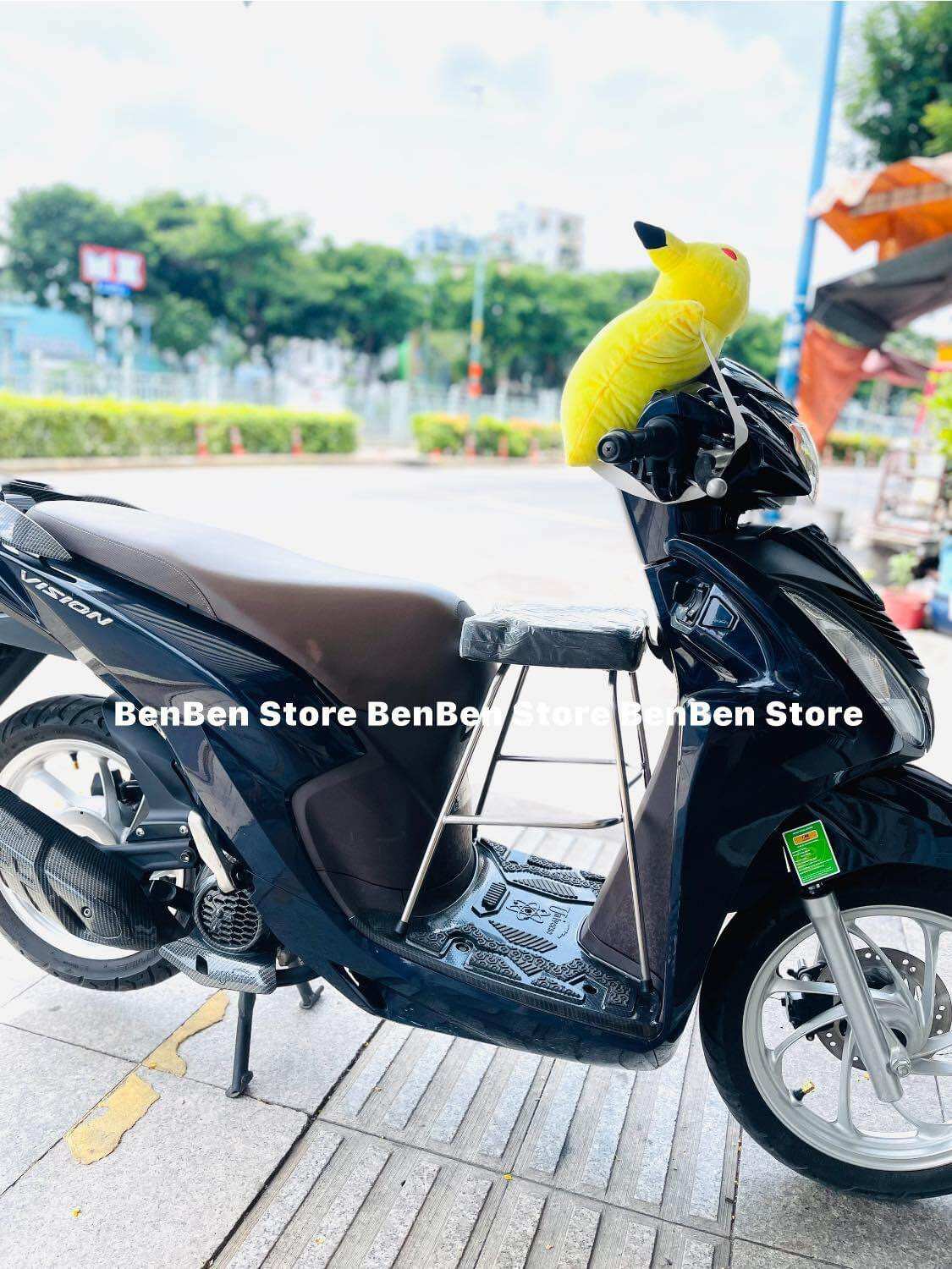 Ghế đôn đi xe máy cho bé xe Vision