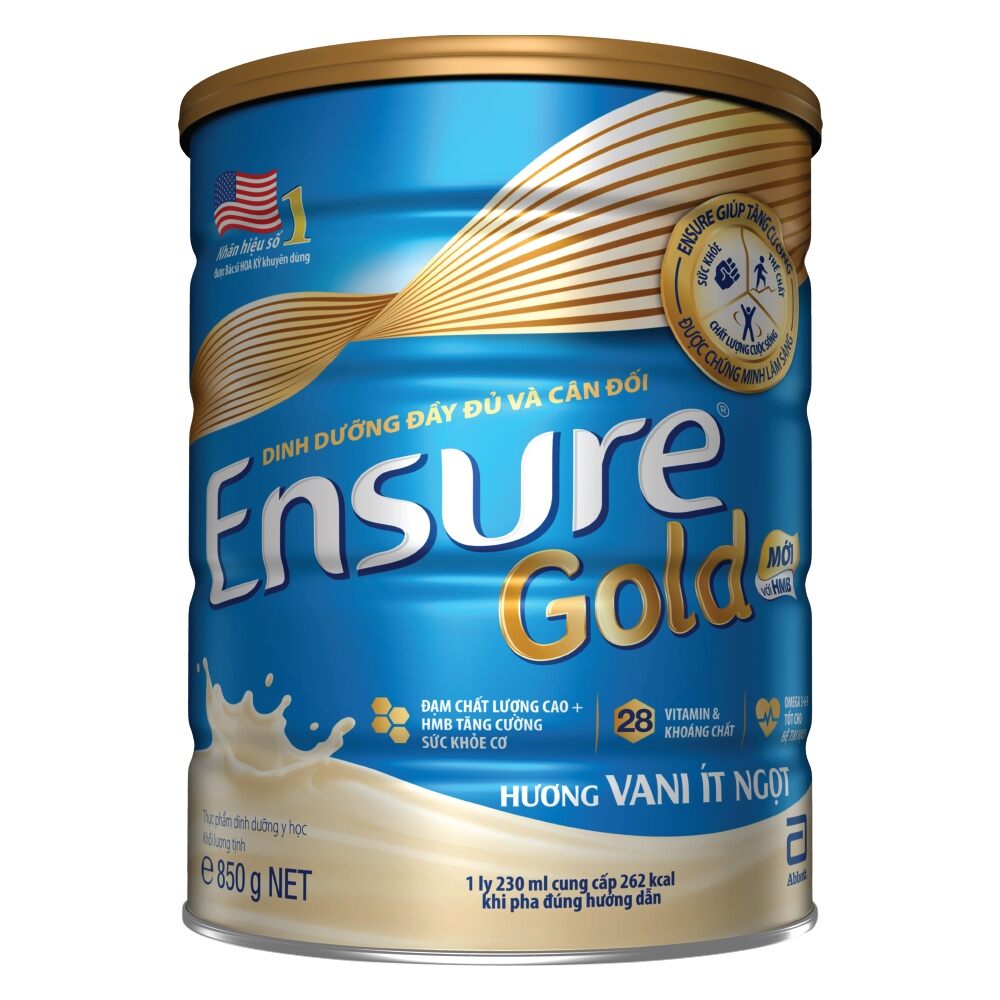 [Date 07/2024] Sữa bột Ensure Gold lon 850g