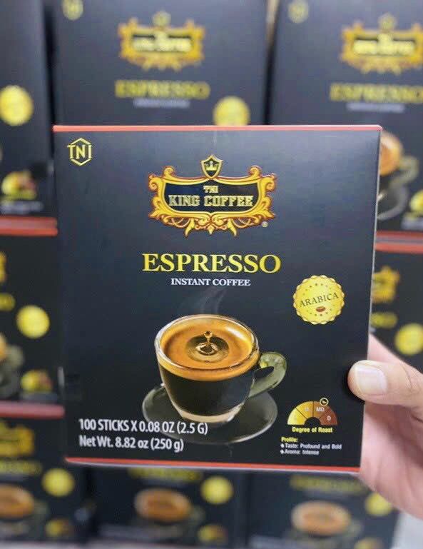 Cà phê đen TNI King Coffee Espresso 250g