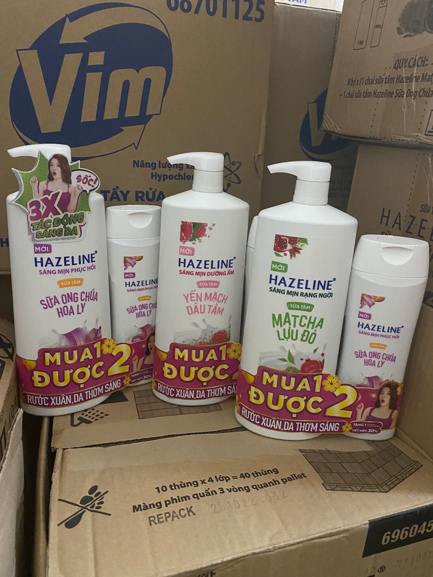 Sữa tắm dưỡng sáng da hazeline 800gr/1kg tặng,sữa tắm trắng da hazeline dưỡng ẩm dưỡng yến mạch dâu tằm sáng mịn