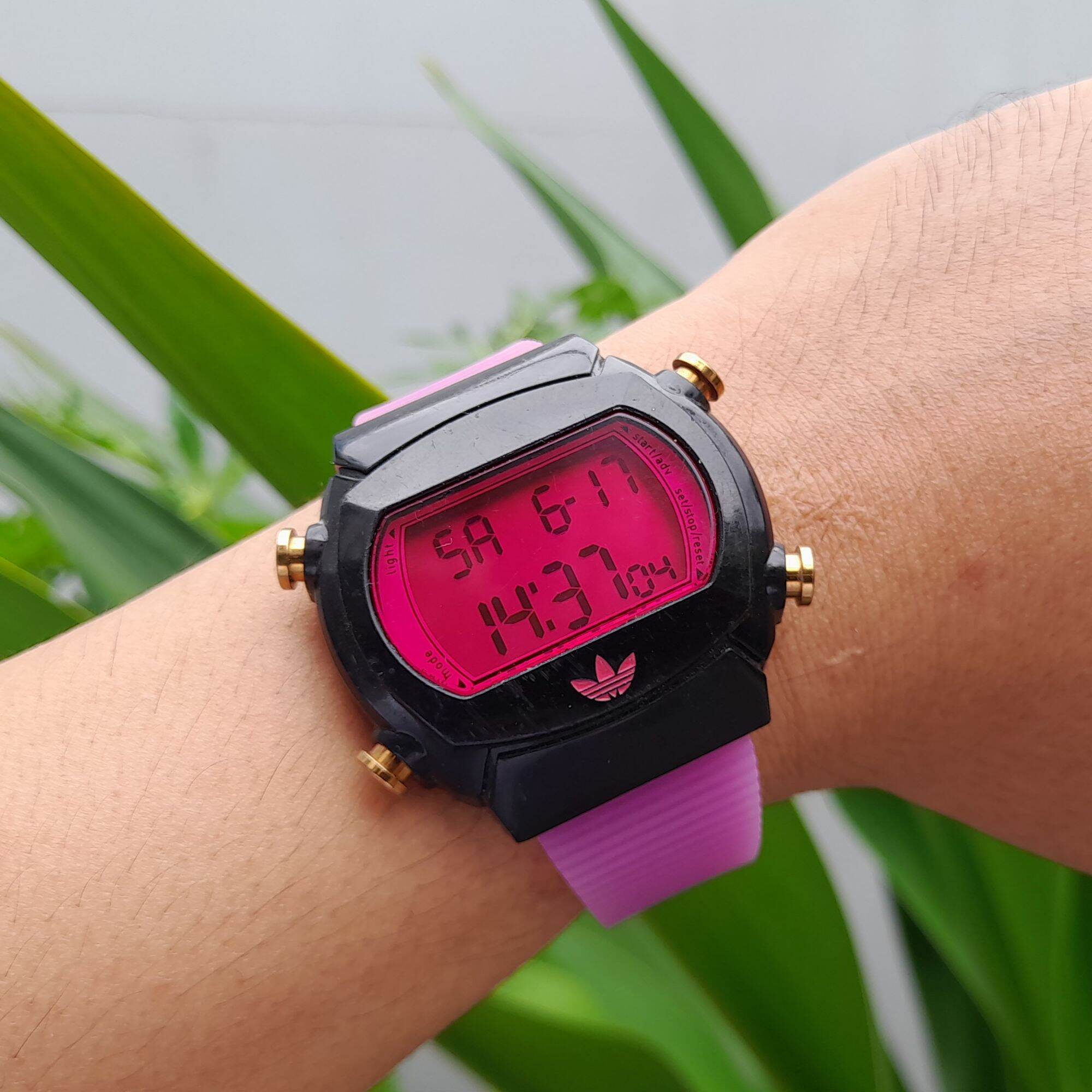 Đồng hồ Nam Nữ điện tử Adidas hồng