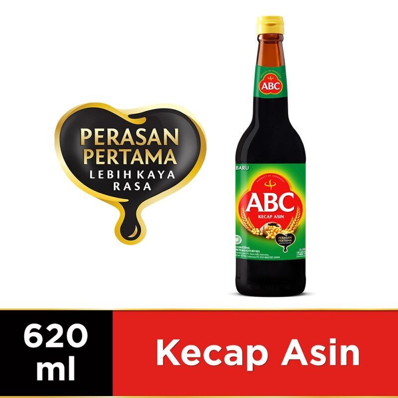 Abc kecap asin 620ml - nước tương